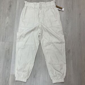 Polo Ralph Lauren High Waisted Cargo Pants Womens 29 Beige Cotton 211880941001